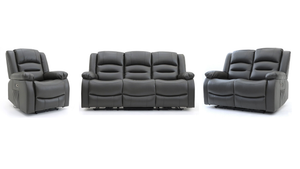 Ashford 3+2+1 Electric Recliner Sofa Set – Luxury Home Cinema Suite