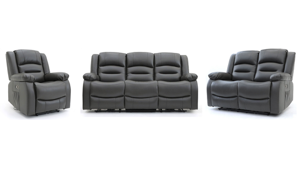 Ashford 3+2+1 Electric Recliner Sofa Set – Luxury Home Cinema Suite