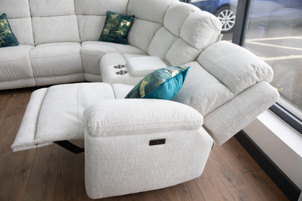 Tessuto Electric Recliner Corner Sofa – Large 5 Seater