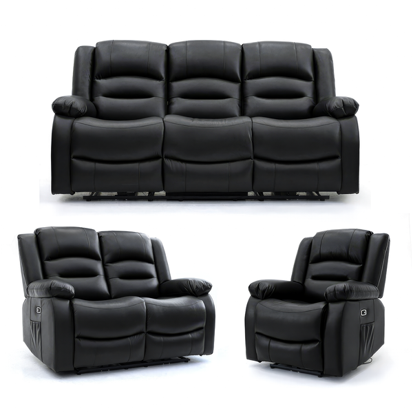 Ashford 3+2+1 Electric Recliner Sofa Set – Luxury Home Cinema Suite