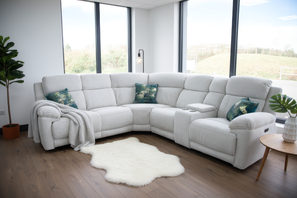 Tessuto Electric Recliner Corner Sofa – Large 5 Seater