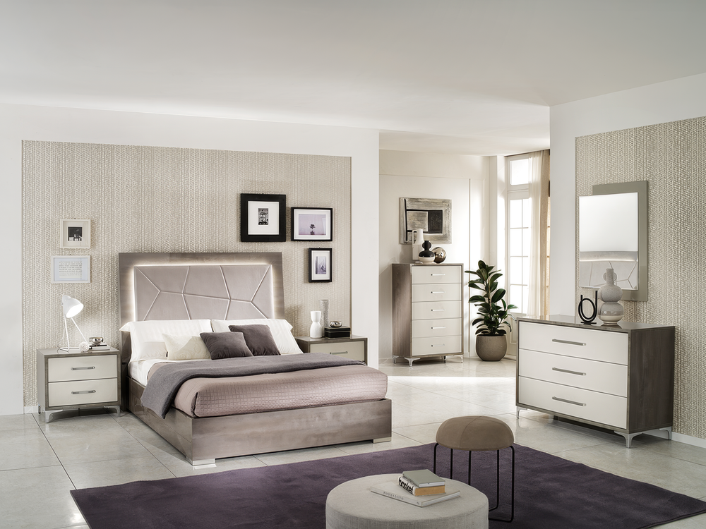 Emilia Italian Bedroom Set | Modern Luxury Bedroom Furniture