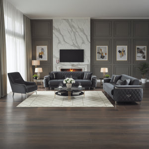 Monaco Elite Sofa Suite  – Luxury Velvet Sofa Bed with Storage & Gold Trim