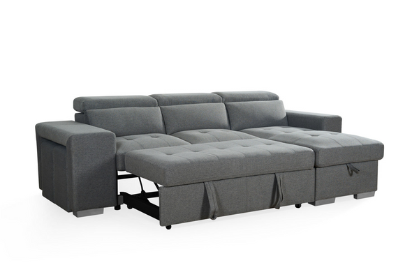 Aspect Modern L-Shape Sofa Bed with Storage