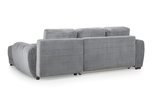 Nuvola Universal Corner Sofa Bed with Storage – Large Velvet Sofabed