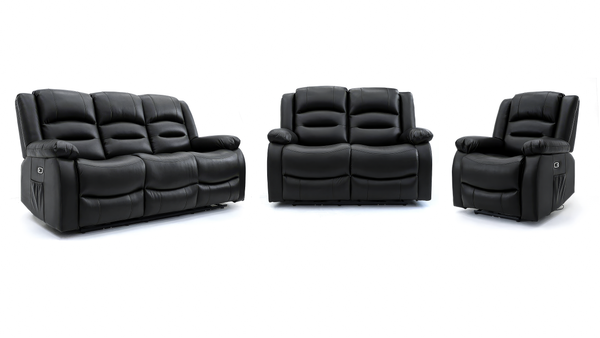 Ashford 3+2+1 Electric Recliner Sofa Set – Luxury Home Cinema Suite