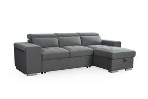 Aspect Modern L-Shape Sofa Bed with Storage