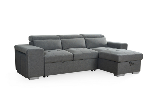 Aspect Modern L-Shape Sofa Bed with Storage