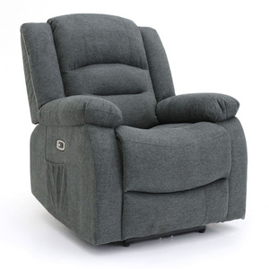 Ashford 3+2+1 Grey Fabric Electric Recliner Sofa Set – Luxury Home Cinema Suite
