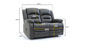 Ashford 3+2+1 Electric Recliner Sofa Set – Luxury Home Cinema Suite