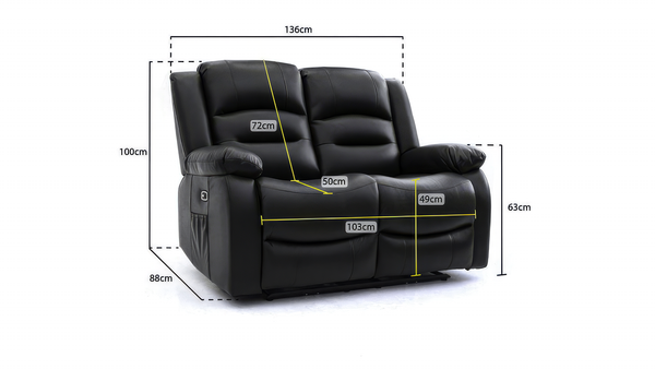Ashford 3+2+1 Electric Recliner Sofa Set – Luxury Home Cinema Suite