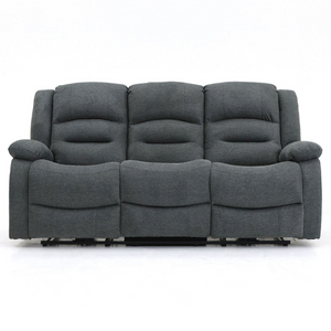 Ashford 3+2+1 Grey Fabric Electric Recliner Sofa Set – Luxury Home Cinema Suite