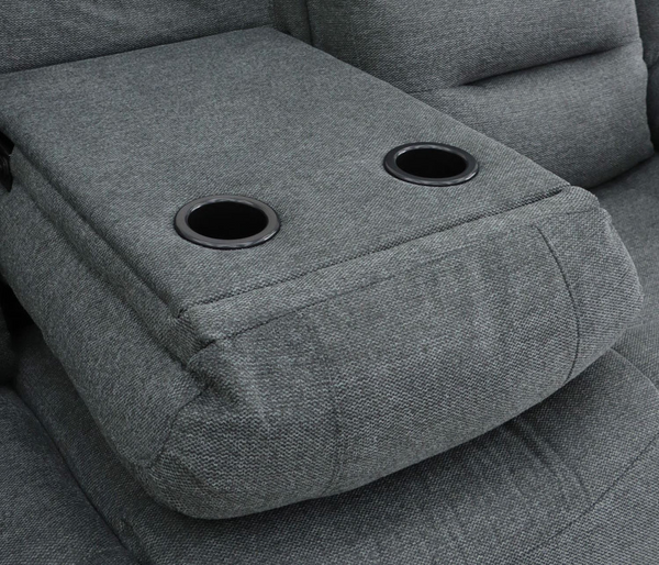 Ashford 3+2+1 Grey Fabric Electric Recliner Sofa Set – Luxury Home Cinema Suite