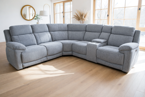 Tessuto Electric Recliner Corner Sofa – Large 5 Seater
