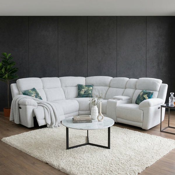 Tessuto Electric Recliner Corner Sofa – Large 5 Seater