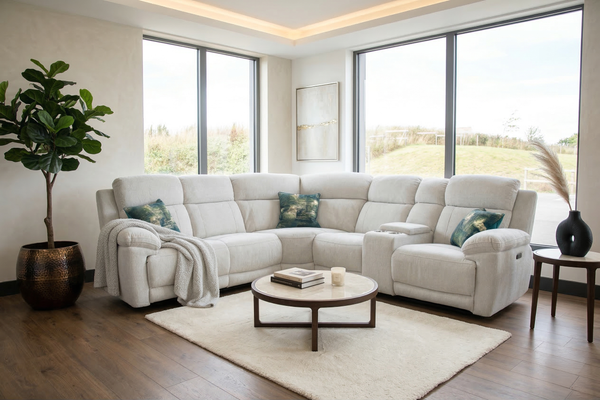 Tessuto Electric Recliner Corner Sofa – Large 5 Seater