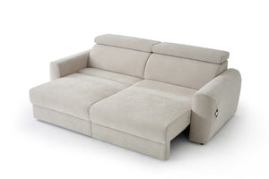 Madrid 3 Seater Electric Recliner Sofa Bed with Adjustable Headrests