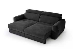 Madrid 3 Seater Electric Recliner Sofa Bed with Adjustable Headrests