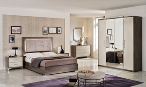 Emilia Italian Bedroom Set | Modern Luxury Bedroom Furniture