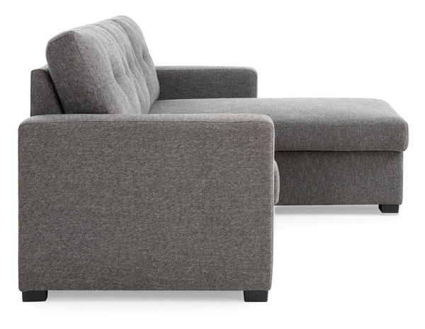 Francesca Fabric Corner Sofa Bed with Storage